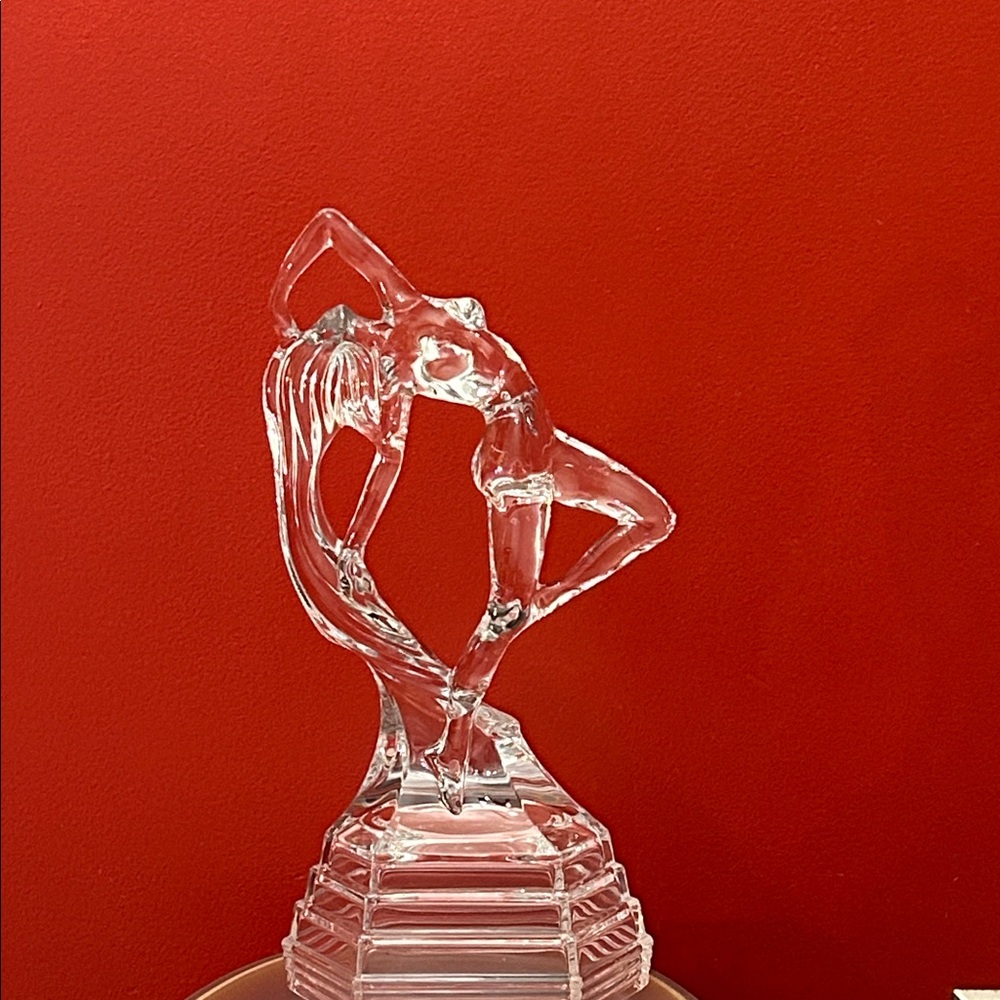RCR Ofelia Glass Sculpture - nude and flowing hair